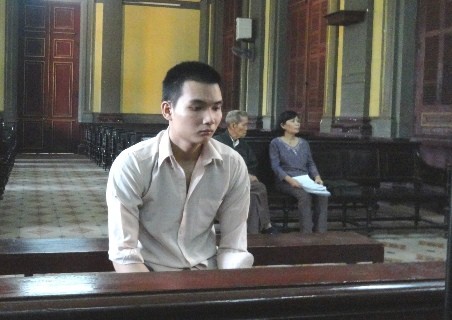 Bị cáo Tân tại tòa